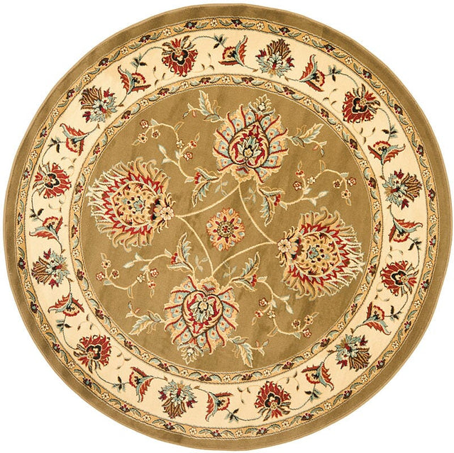 Safavieh Lyndhurst Lnh555 - 5212 Green / Ivory Rugs - Safavieh - lnh555 - 5212 - 5r