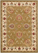 Safavieh Lyndhurst Lnh555 - 5212 Green / Ivory Rugs - Safavieh - lnh555 - 5212 - 7sq