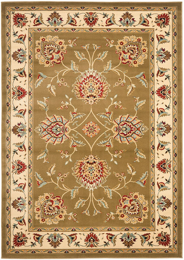 Safavieh Lyndhurst Lnh555 - 5212 Green / Ivory Rugs - Safavieh - lnh555 - 5212 - 7sq