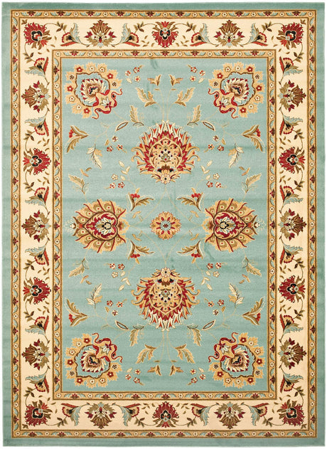 Safavieh Lyndhurst Lnh555 - 6512 Blue / Ivory Rugs - Safavieh - lnh555 - 6512 - 7sq