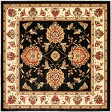 Safavieh Lyndhurst Lnh555 - 9012 Black / Ivory Rugs - Safavieh - lnh555 - 9012 - 7sq
