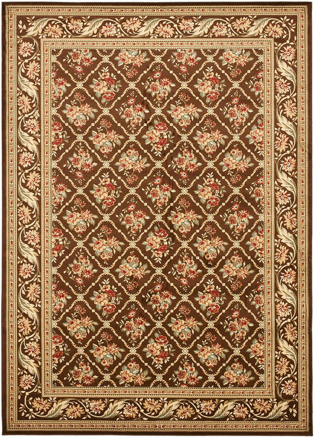 Safavieh Lyndhurst Lnh556 - 2525 Brown / Brown Rugs - Safavieh - lnh556 - 2525 - 5r