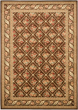 Safavieh Lyndhurst Lnh556 - 2525 Brown / Brown Rugs - Safavieh - lnh556 - 2525 - 7sq