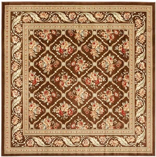 Safavieh Lyndhurst Lnh556 - 2525 Brown / Brown Rugs - Safavieh - lnh556 - 2525 - 7sq