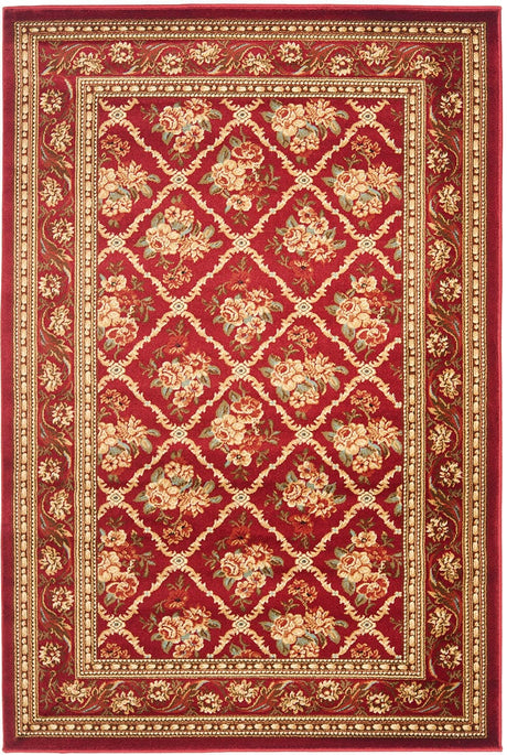 Safavieh Lyndhurst Lnh556 - 4040 Red / Red Rugs - Safavieh - lnh556 - 4040 - 5r