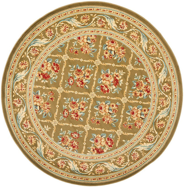 Safavieh Lyndhurst Lnh556 - 5252 Green / Green Rugs - Safavieh - lnh556 - 5252 - 5r