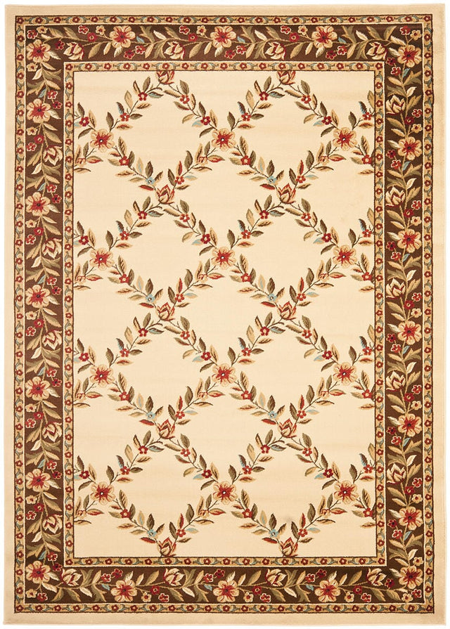 Safavieh Lyndhurst Lnh557 - 1225 Ivory / Brown Rugs - Safavieh - lnh557 - 1225 - 3