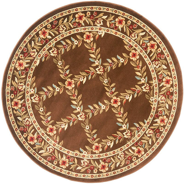 Safavieh Lyndhurst Lnh557 - 2525 Brown / Brown Rugs - Safavieh - lnh557 - 2525 - 5r