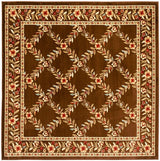 Safavieh Lyndhurst Lnh557 - 2525 Brown / Brown Rugs - Safavieh - lnh557 - 2525 - 7sq