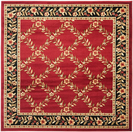 Safavieh Lyndhurst Lnh557 - 4090 Red / Black Rugs - Safavieh - lnh557 - 4090 - 7sq