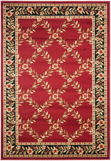 Safavieh Lyndhurst Lnh557 - 4090 Red / Black Rugs - Safavieh - lnh557 - 4090 - 7sq
