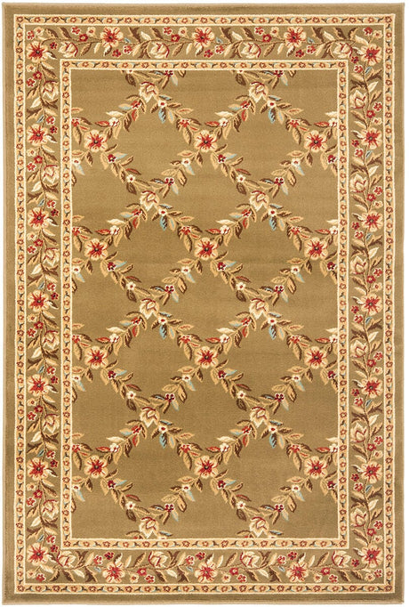 Safavieh Lyndhurst Lnh557 - 5252 Green / Green Rugs - Safavieh - lnh557 - 5252 - 5r