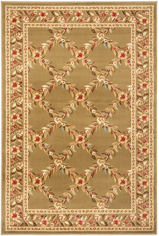 Safavieh Lyndhurst Lnh557 - 5252 Green / Green Rugs - Safavieh - lnh557 - 5252 - 5r