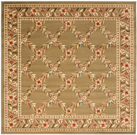 Safavieh Lyndhurst Lnh557 - 5252 Green / Green Rugs - Safavieh - lnh557 - 5252 - 7sq