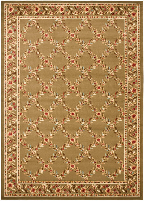 Safavieh Lyndhurst Lnh557 - 5252 Green / Green Rugs - Safavieh - lnh557 - 5252 - 7sq