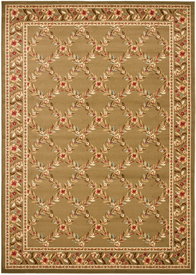 Safavieh Lyndhurst Lnh557 - 5252 Green / Green Rugs - Safavieh - lnh557 - 5252 - 7sq