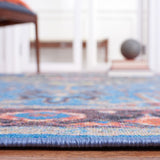 Safavieh Machine Washable Journey Jny107M Blue/Red Rug - Safavieh - jny107m - 7r