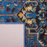 Safavieh Machine Washable Journey Jny107M Blue/Red Rug - Safavieh - jny107m - 7r