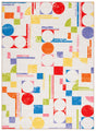 Safavieh Machine Washable Kids Playhouse Kph203A Ivory/Red Rug - Safavieh - kph203a - 3