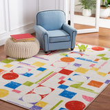 Safavieh Machine Washable Kids Playhouse Kph203A Ivory/Red Rug - Safavieh - kph203a - 3