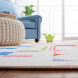 Safavieh Machine Washable Kids Playhouse Kph203A Ivory/Red Rug - Safavieh - kph203a - 5r