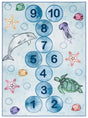 Safavieh Machine Washable Kids Playhouse Kph217M Blue/Grey Rug - Safavieh - kph217m - 3