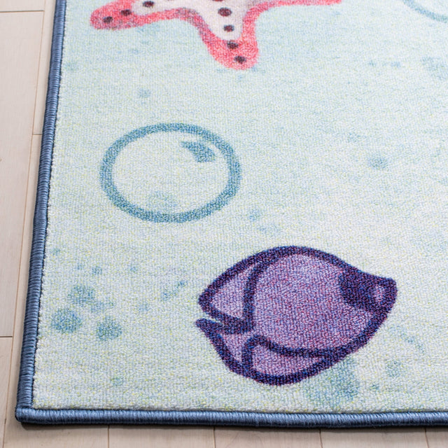 Safavieh Machine Washable Kids Playhouse Kph217M Blue/Grey Rug - Safavieh - kph217m - 3
