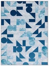 Safavieh Machine Washable Kids Playhouse Kph222F Grey/Blue Rug - Safavieh - kph222f - 3