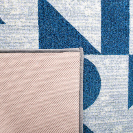 Safavieh Machine Washable Kids Playhouse Kph222F Grey/Blue Rug - Safavieh - kph222f - 5r