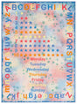 Safavieh Machine Washable Kids Playhouse Kph251M Blue/Orange Rug - Safavieh - kph251m - 3