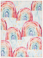 Safavieh Machine Washable Kids Playhouse Kph252M Blue/Ivory Rug - Safavieh - kph252m - 3