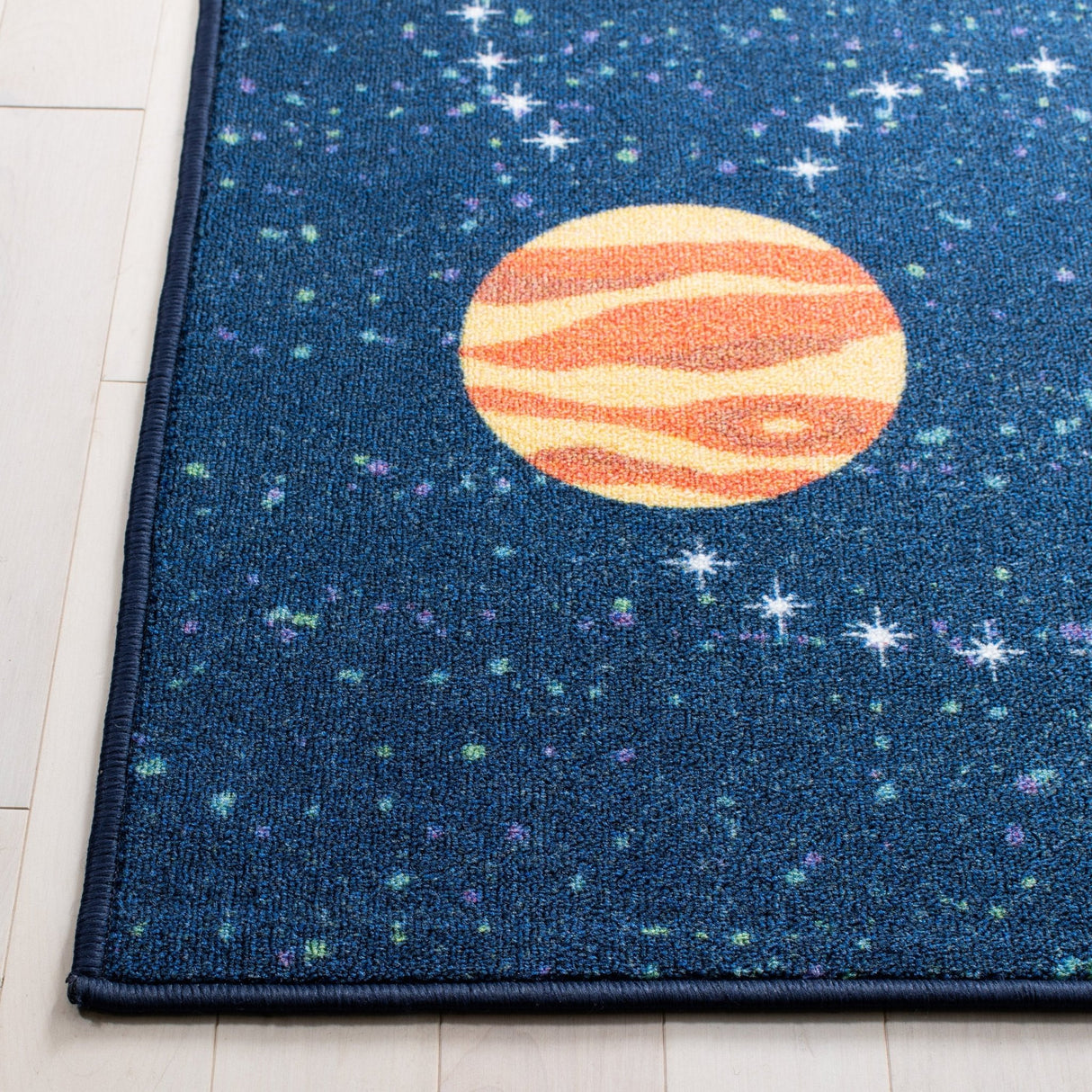 Safavieh Machine Washable Kids Playhouse Kph253N Navy/Gold Rug - Safavieh - kph253n - 5r