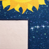 Safavieh Machine Washable Kids Playhouse Kph253N Navy/Gold Rug - Safavieh - kph253n - 5r