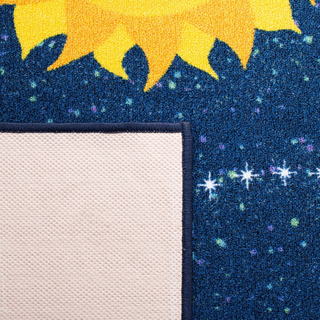 Safavieh Machine Washable Kids Playhouse Kph253N Navy/Gold Rug - Safavieh - kph253n - 5r