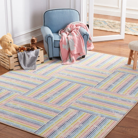 Safavieh Machine Washable Kids Playhouse Kph259A Ivory/Blue Rug - Safavieh - kph259a - 3