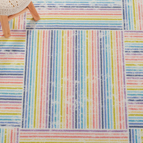 Safavieh Machine Washable Kids Playhouse Kph259A Ivory/Blue Rug - Safavieh - kph259a - 5r