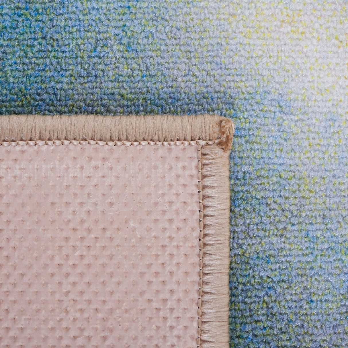 Safavieh Machine Washable Paint Brush Ptb107M Blue/Ivory Rug - Safavieh - ptb107m - 7r