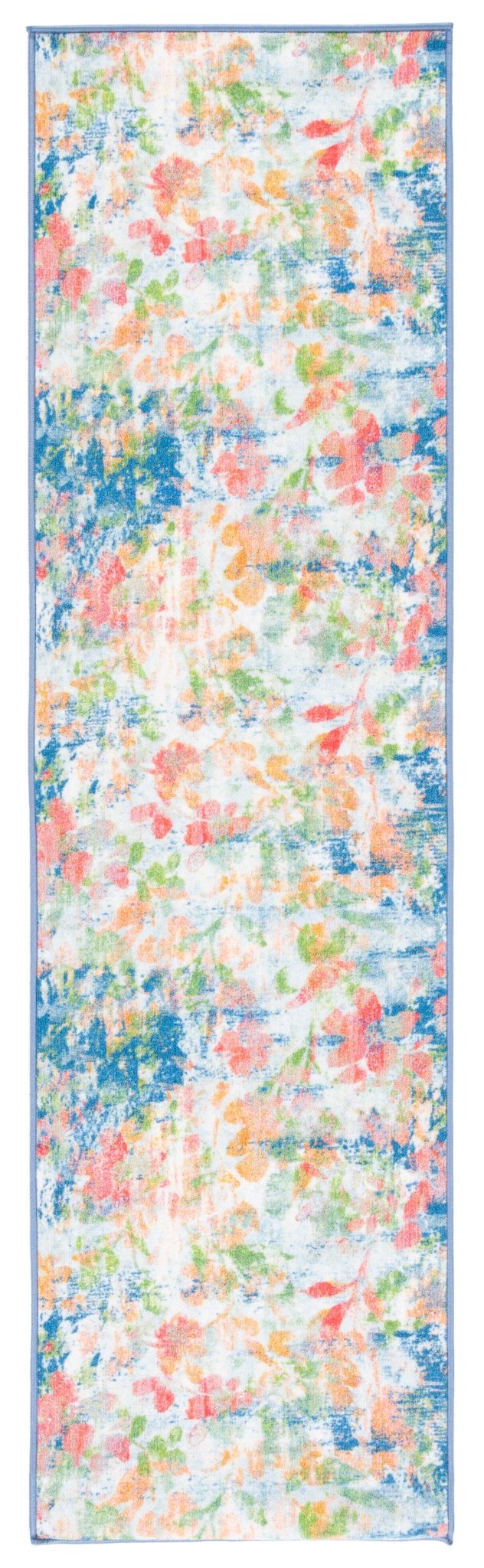 Safavieh Machine Washable Paint Brush Ptb157N Navy/Orange Rug - Safavieh - ptb157n - 28