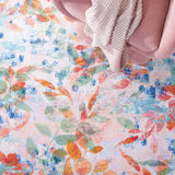 Safavieh Machine Washable Paint Brush Ptb158U Blush Pink/Green Rug - Safavieh - ptb158u - 28