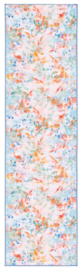 Safavieh Machine Washable Paint Brush Ptb158U Blush Pink/Green Rug - Safavieh - ptb158u - 28