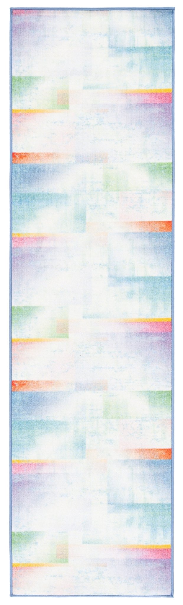 Safavieh Machine Washable Paint Brush Ptb188M Blue/Green Rug - Safavieh - ptb188m - 28