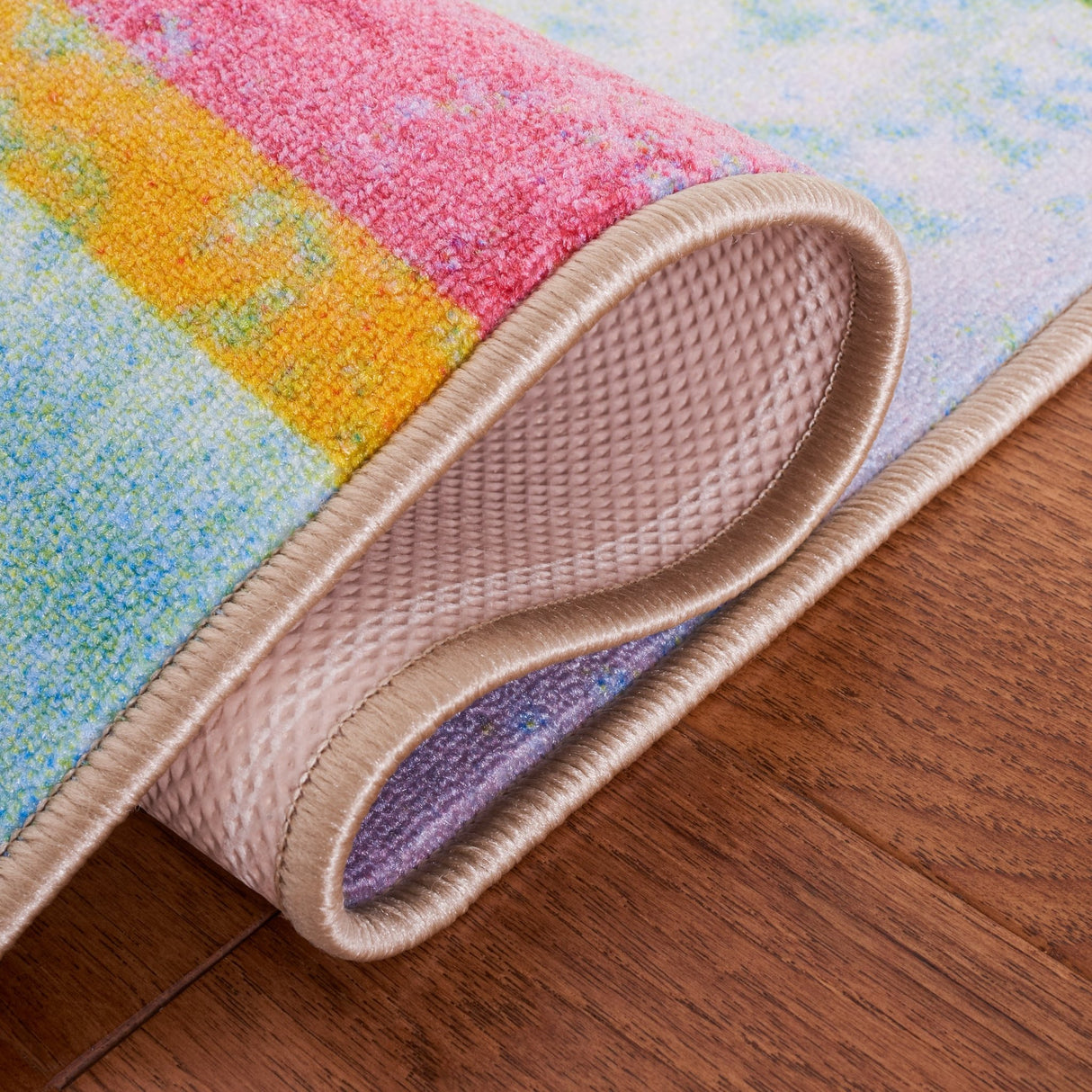 Safavieh Machine Washable Paint Brush Ptb188M Blue/Green Rug - Safavieh - ptb188m - 28