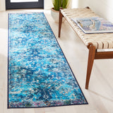 Safavieh Machine Washable Riviera Riv117N Navy/Light Blue Rug - Safavieh - riv117n - 7r