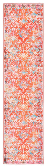 Safavieh Machine Washable Riviera Riv117P Orange/Light Blue Rug - Safavieh - riv117p - 29