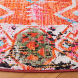 Safavieh Machine Washable Riviera Riv117P Orange/Light Blue Rug - Safavieh - riv117p - 4
