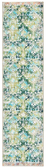 Safavieh Machine Washable Riviera Riv117Y Green/Light Blue Rug - Safavieh - riv117y - 29