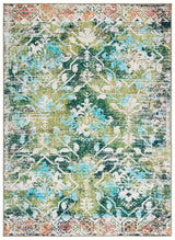 Safavieh Machine Washable Riviera Riv117Y Green/Light Blue Rug - Safavieh - riv117y - 4