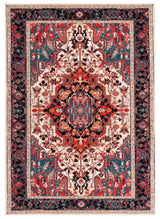 Safavieh Machine Washable Riviera Riv138A Ivory/Blue Rug - Safavieh - riv138a - 4