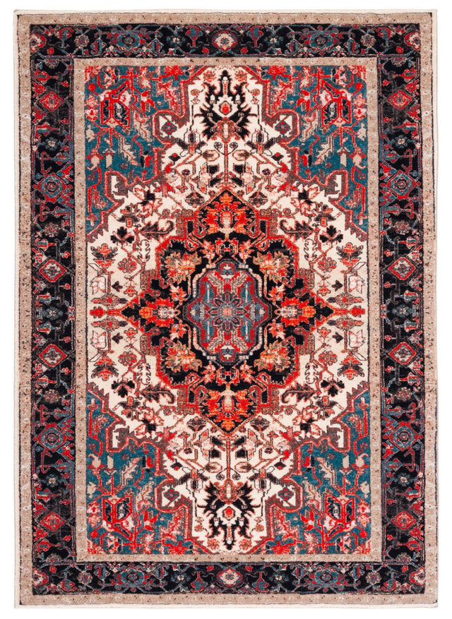 Safavieh Machine Washable Riviera Riv138A Ivory/Blue Rug - Safavieh - riv138a - 4