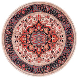 Safavieh Machine Washable Riviera Riv138A Ivory/Blue Rug - Safavieh - riv138a - 7r
